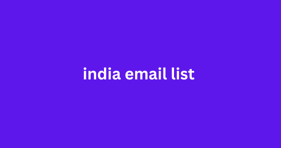 india email list