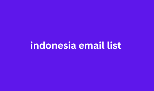 indonesia email list