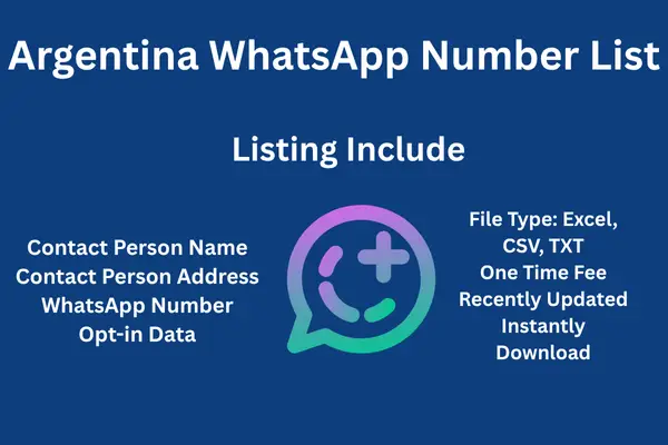 Argentina whatsapp number list