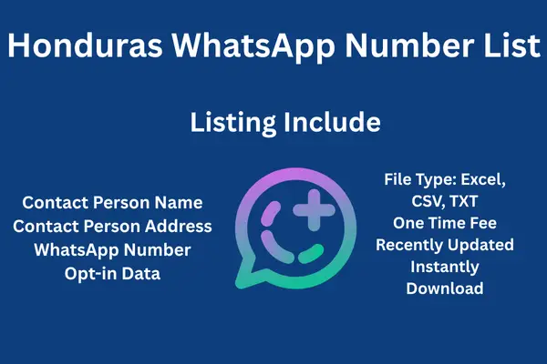 Honduras whatsapp number list