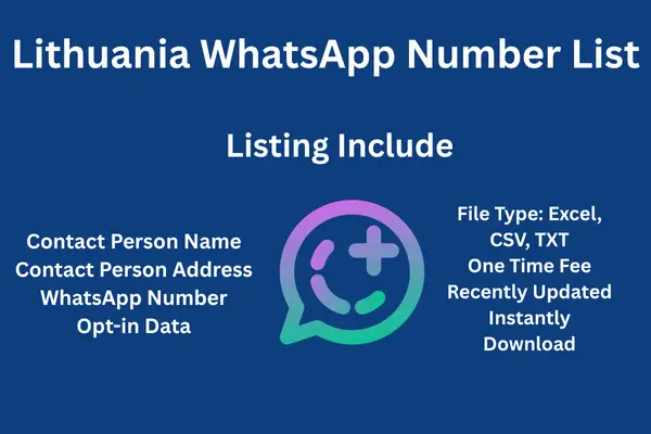 Lithuania whatsapp number list