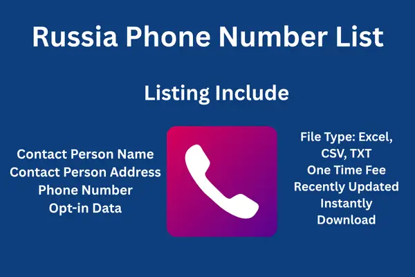 Russia phone number list